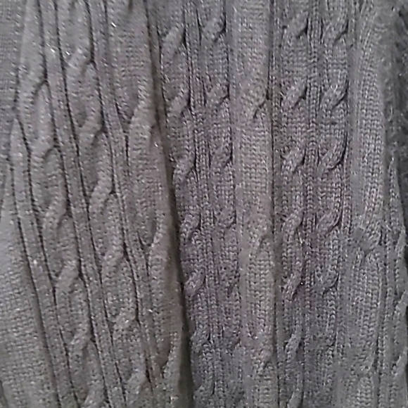 LAND'S END PLUS SIZE WOMEN'S LONG CARDIGAN SWEATER SIZE 1X IN BLACK - Picture 10 of 10